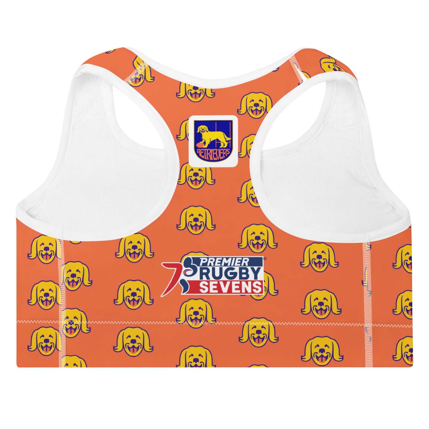 Golden State Retrievers Pattern Padded Sports Bra
