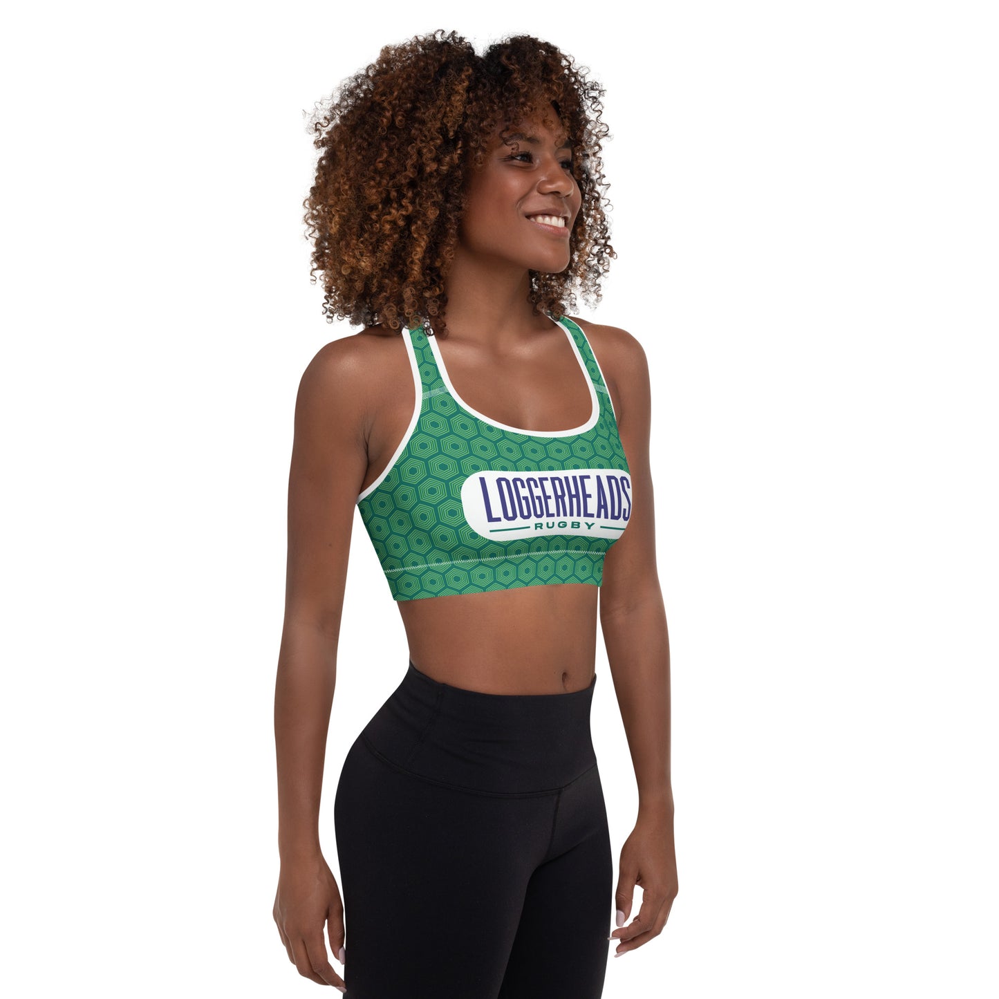 SoCal Loggerheads Pattern Padded Sports Bra