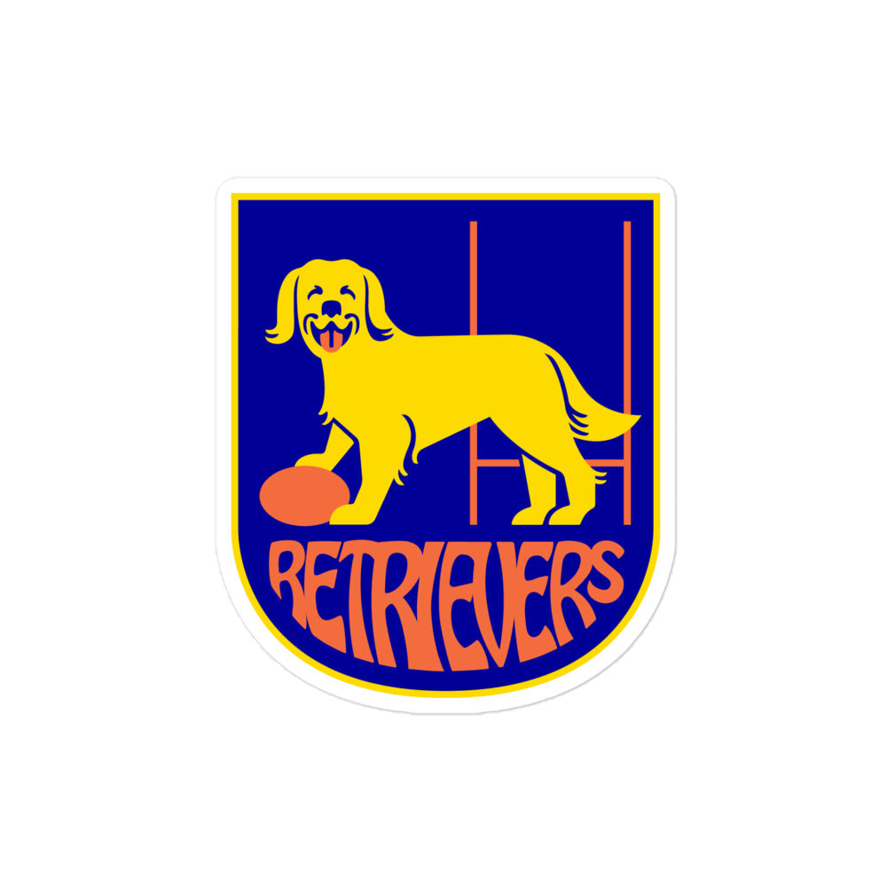 Golden State Retrievers Logo Sticker