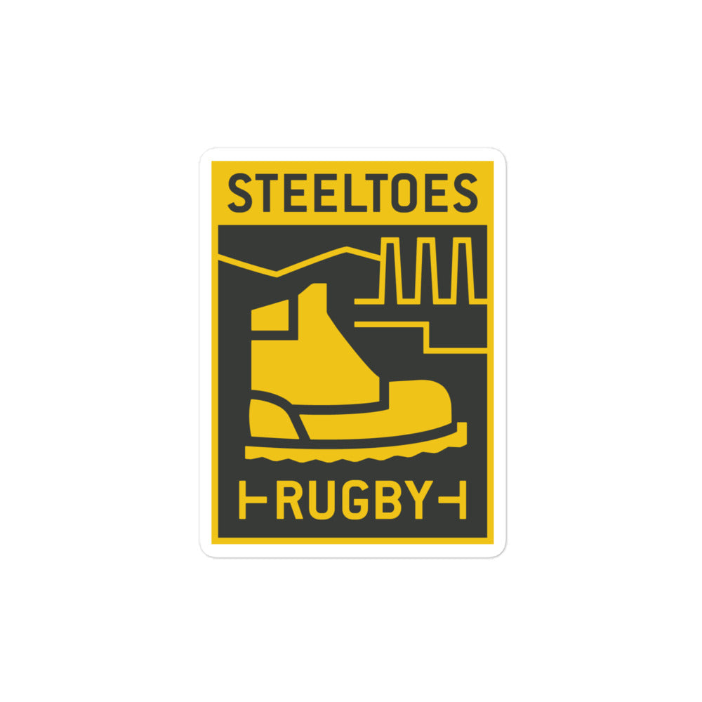 Pittsburgh Steeltoes Logo Sticker