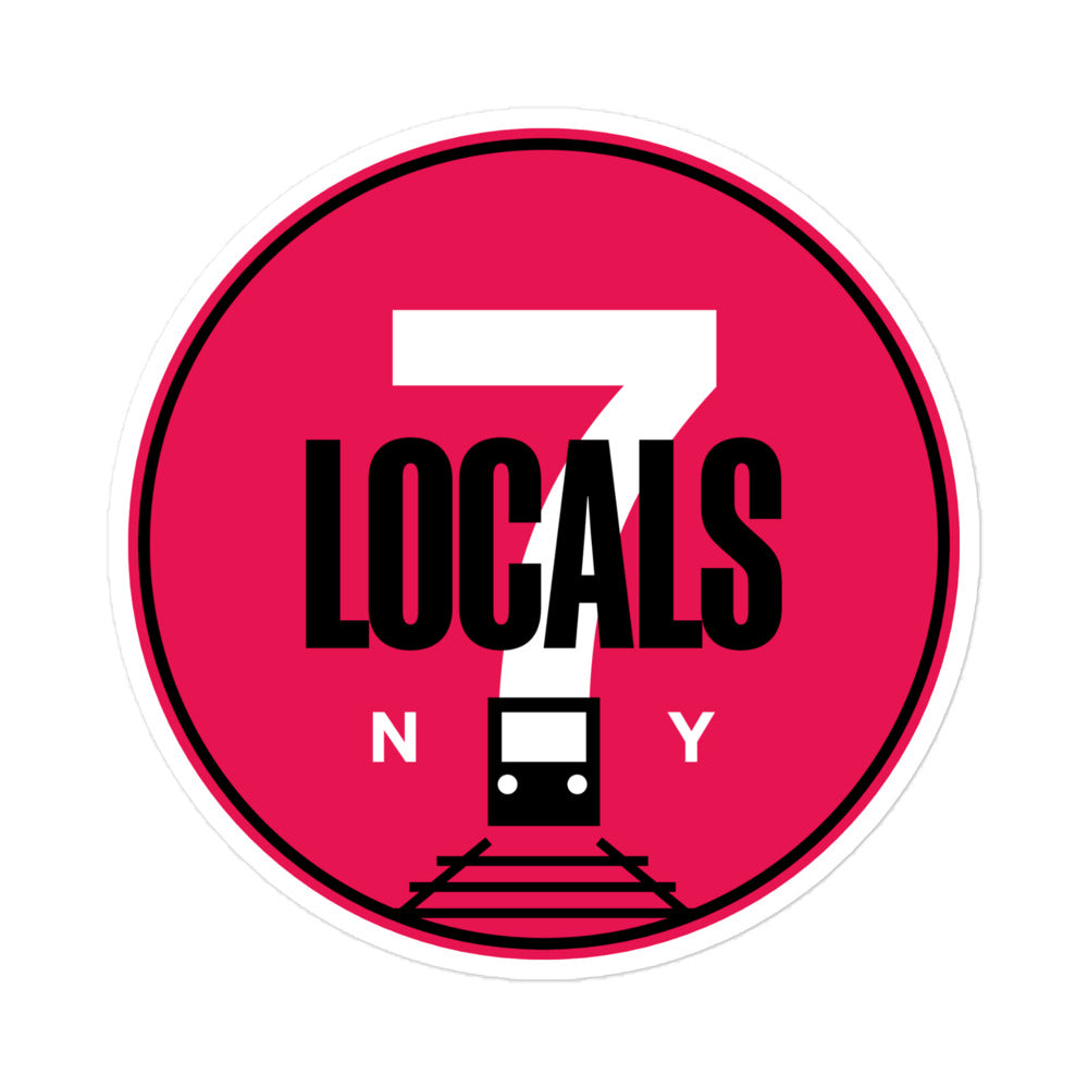 New York Locals Logo Sticker