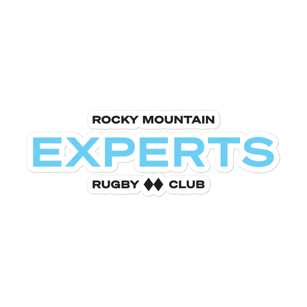 Rocky Mountain Experts Text Logo Sticker
