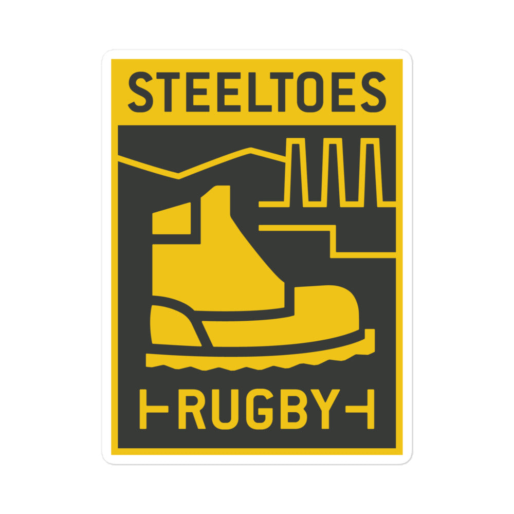 Pittsburgh Steeltoes Logo Sticker