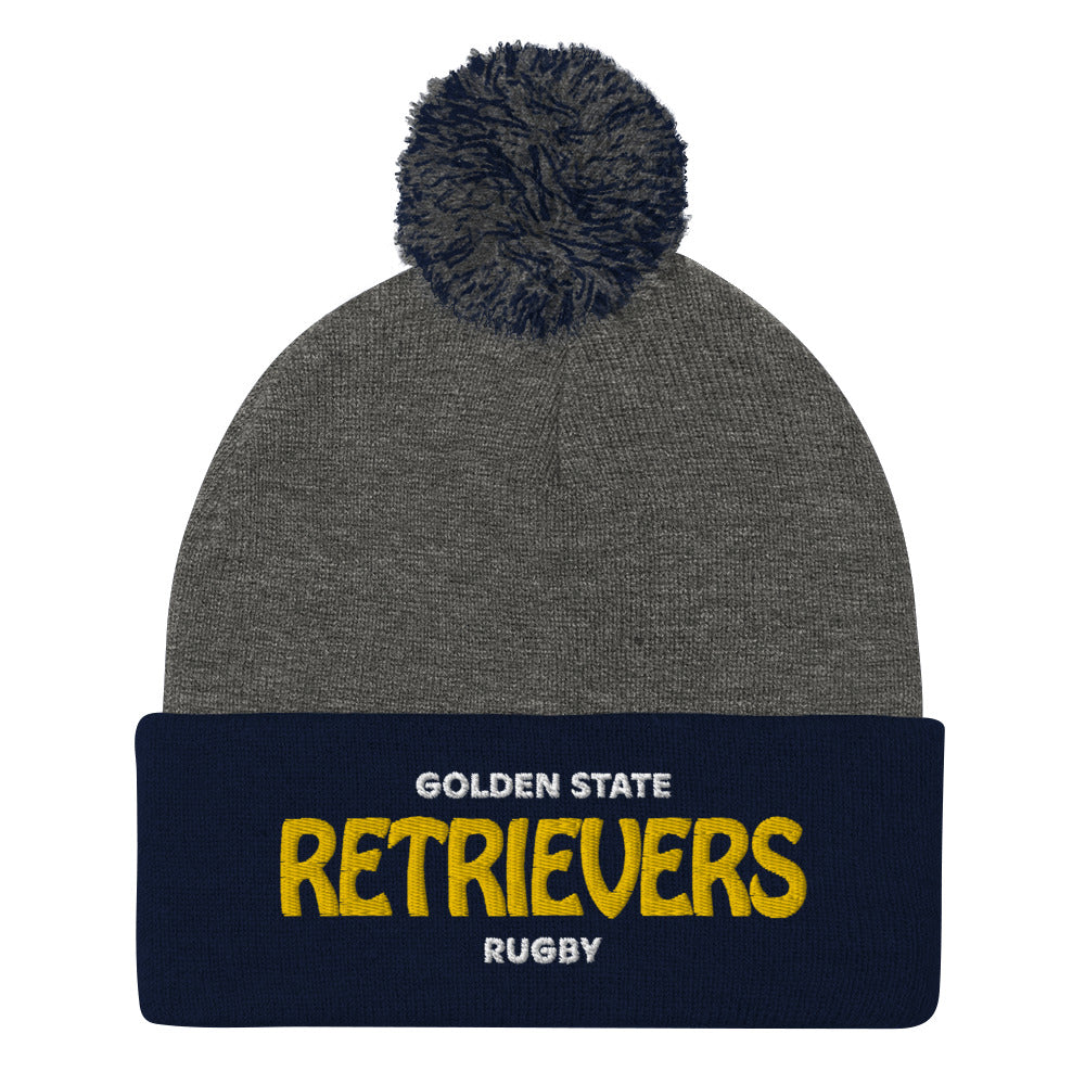 Golden State Retrievers Rugby Pom-Pom Beanie