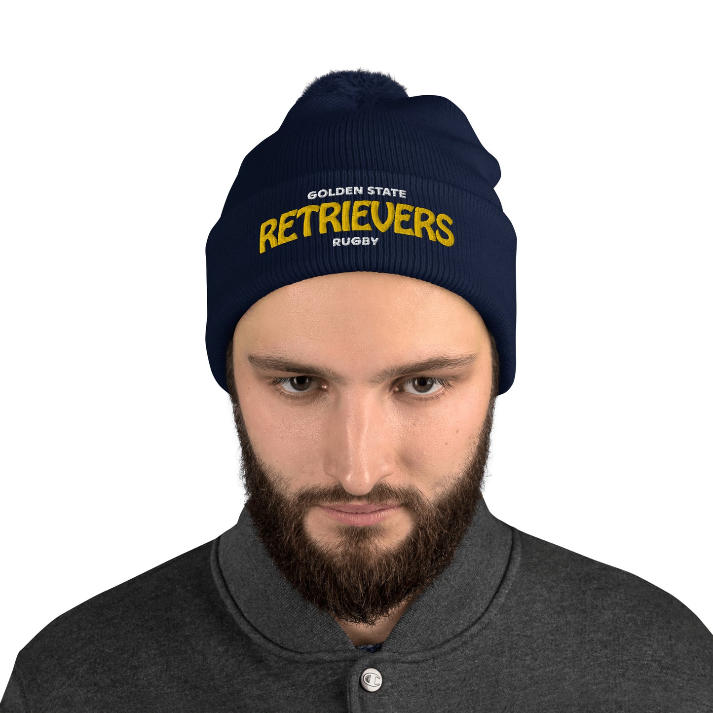 Golden State Retrievers Rugby Pom-Pom Beanie
