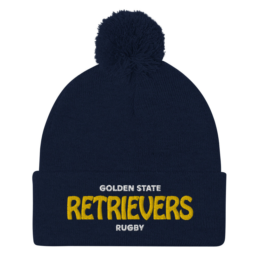 Golden State Retrievers Rugby Pom-Pom Beanie