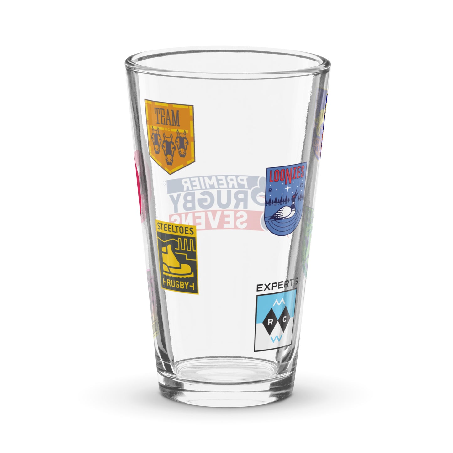 Premier Rugby Sevens Logo Pint Glass