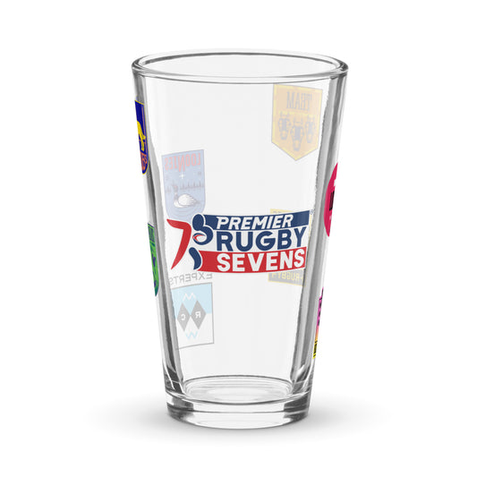Premier Rugby Sevens Logo Pint Glass