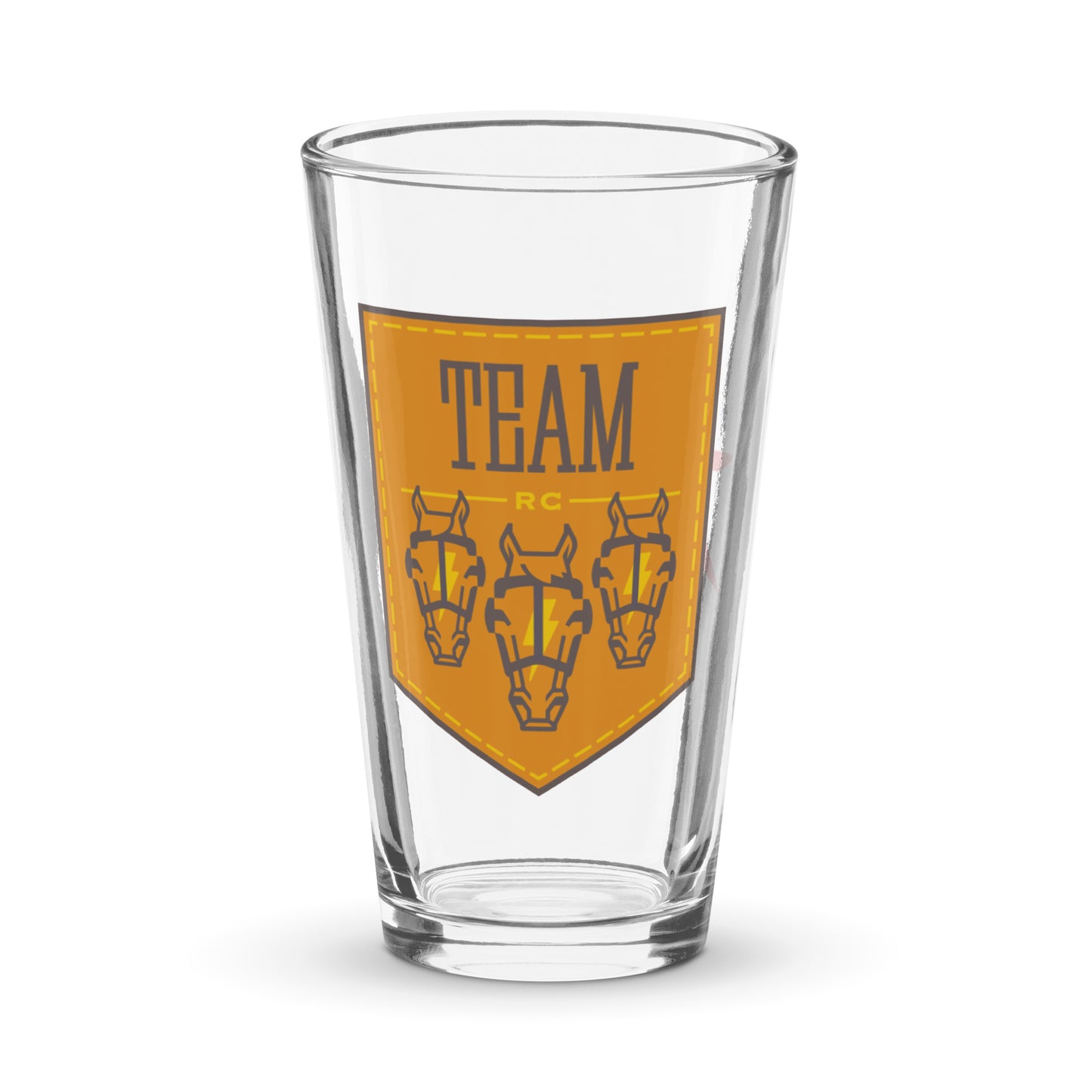 Texas Team Logo Pint Glass