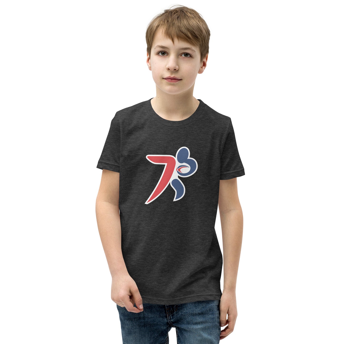 Premier Rugby Sevens Stiff Arm Player Logo Graphic Youth T-shirt