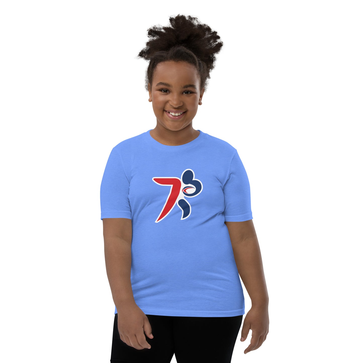 Premier Rugby Sevens Stiff Arm Player Logo Graphic Youth T-shirt