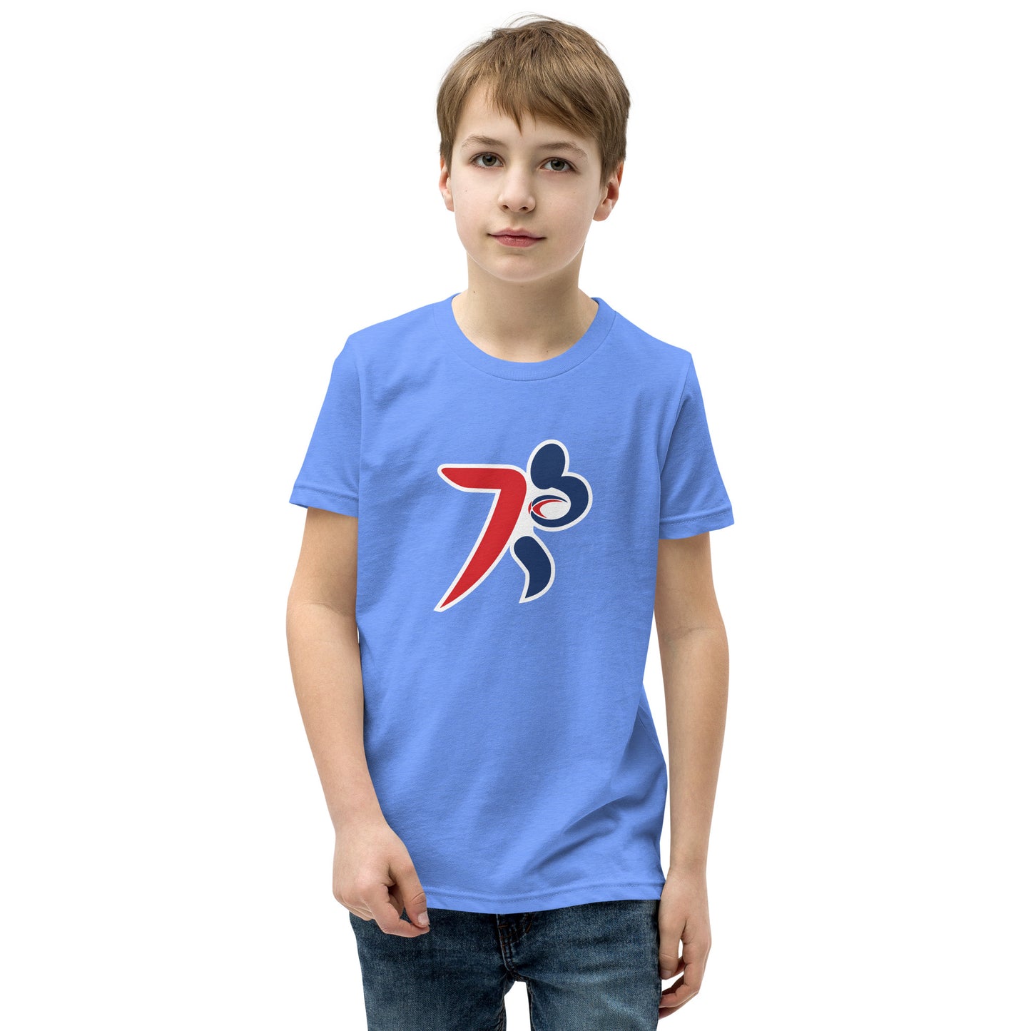 Premier Rugby Sevens Stiff Arm Player Logo Graphic Youth T-shirt