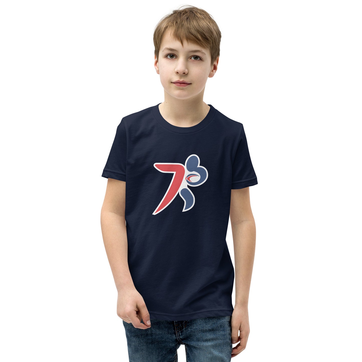 Premier Rugby Sevens Stiff Arm Player Logo Graphic Youth T-shirt
