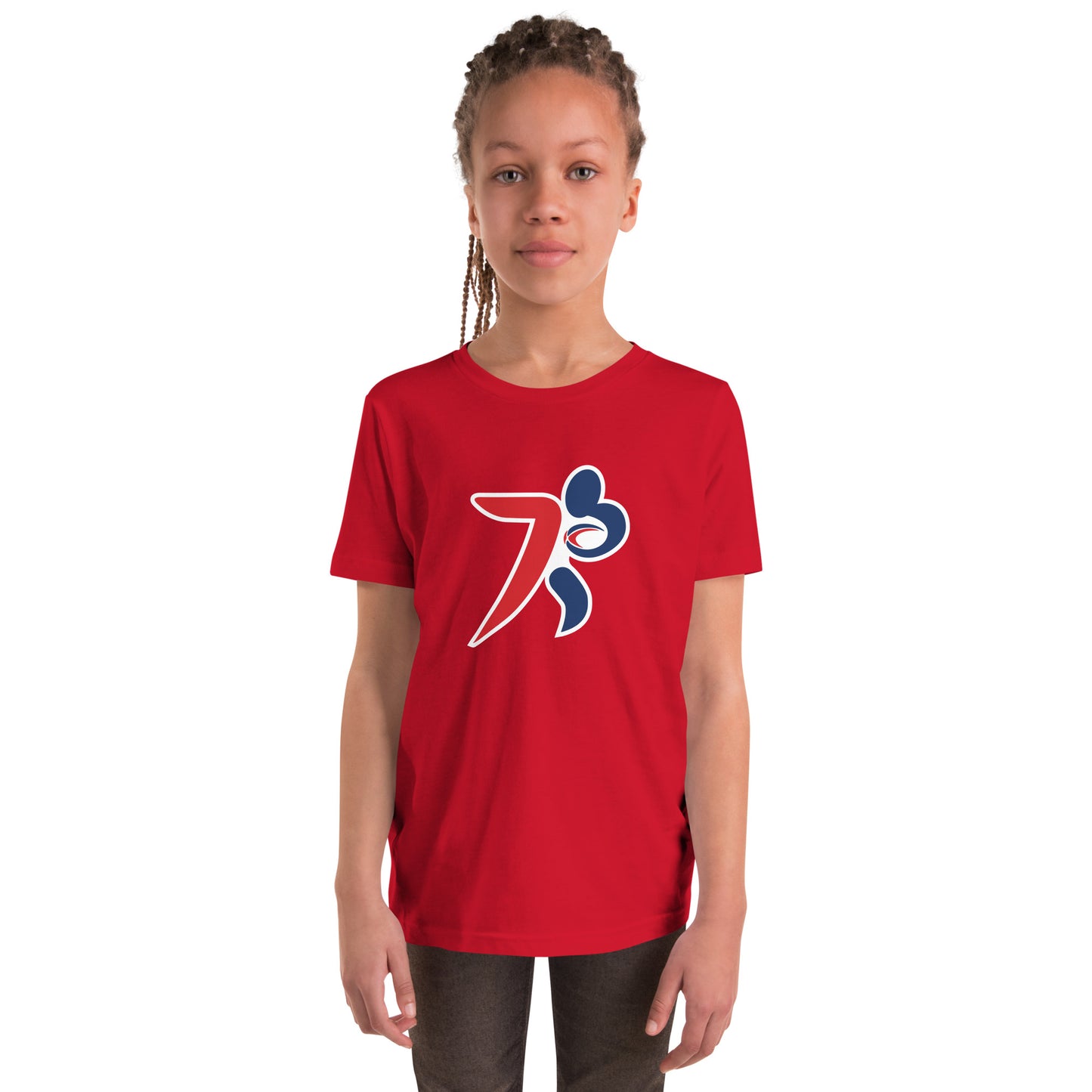 Premier Rugby Sevens Stiff Arm Player Logo Graphic Youth T-shirt