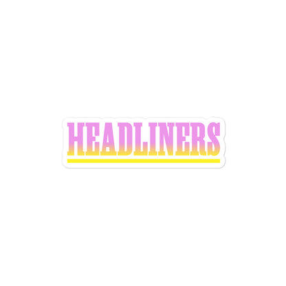 Southern Headliners Text Logo Sticker