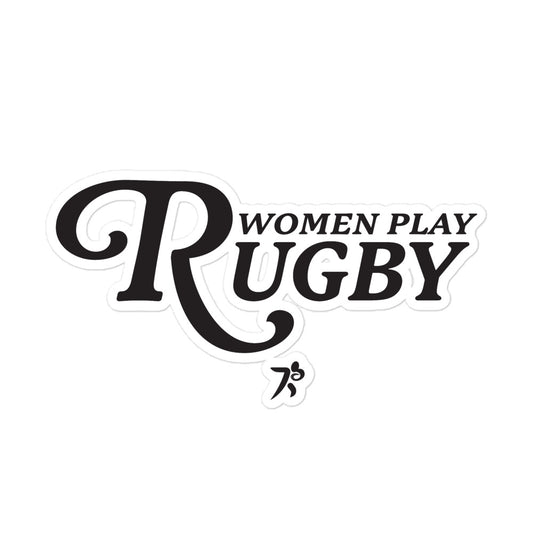 Women Play Rugby Stickers