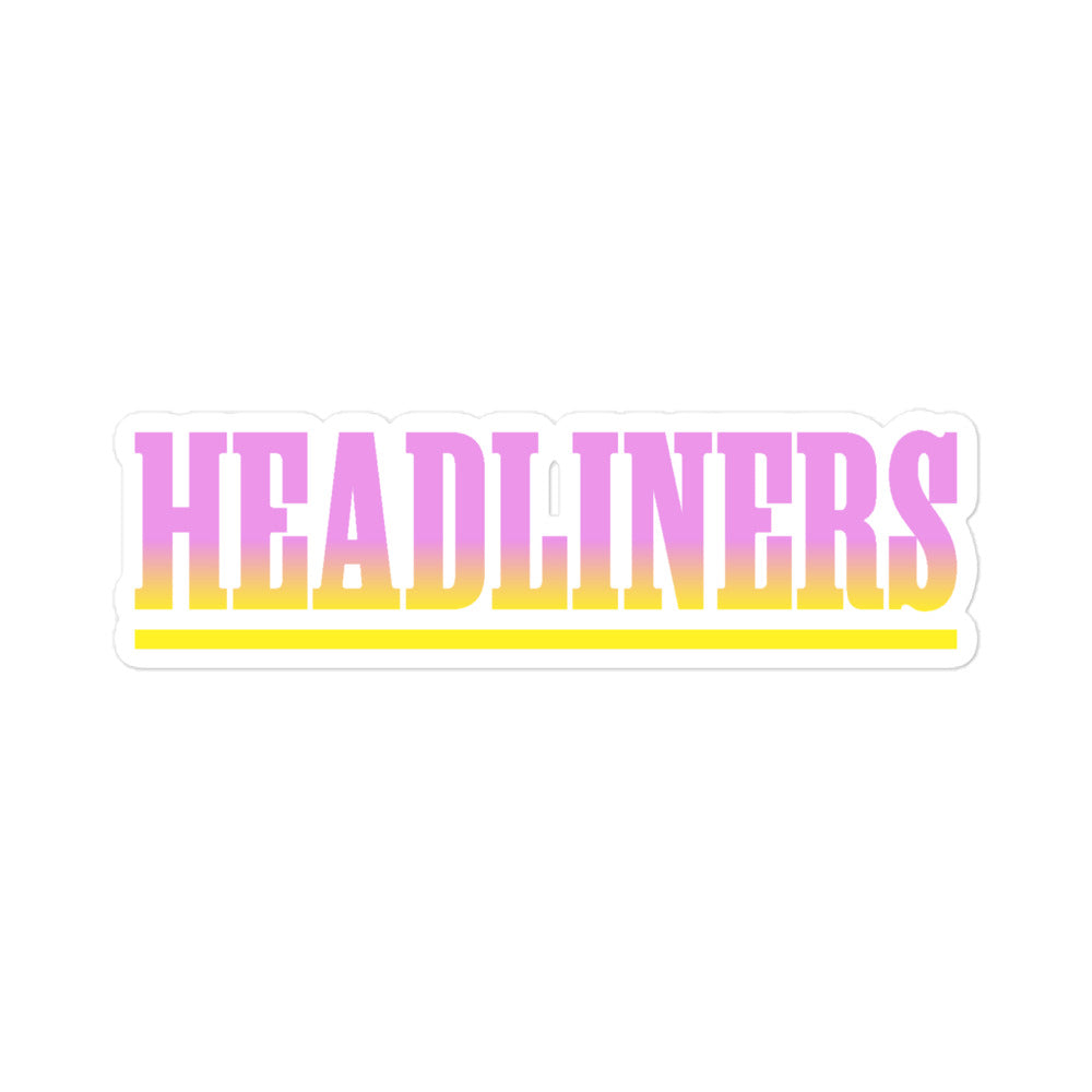 Southern Headliners Text Logo Sticker