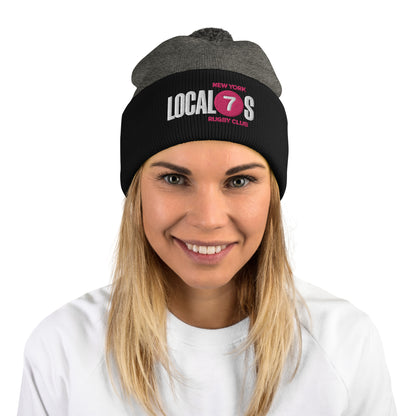 New York Locals Rugby Pom-Pom Beanie