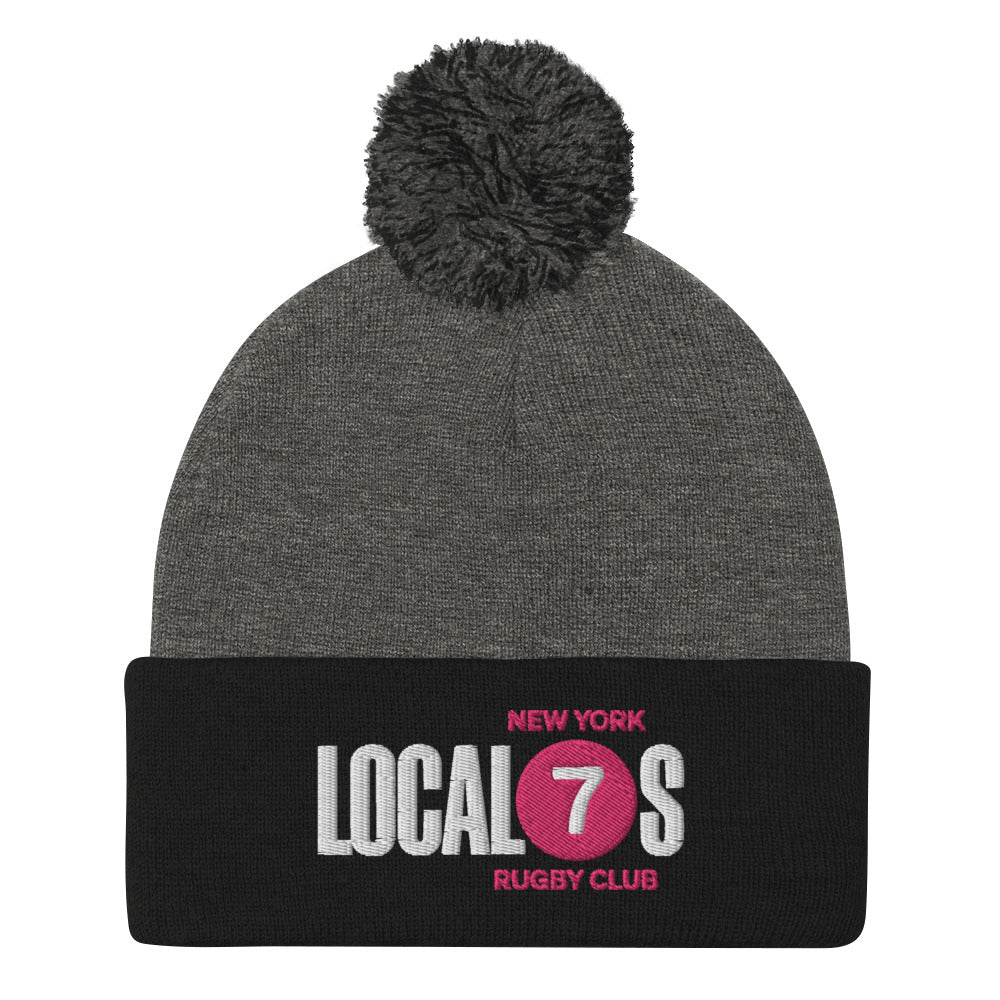 New York Locals Rugby Pom-Pom Beanie