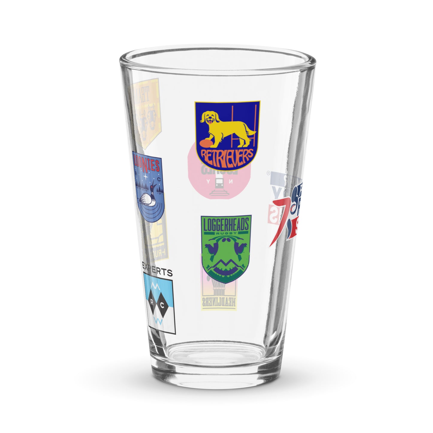 Premier Rugby Sevens Logo Pint Glass