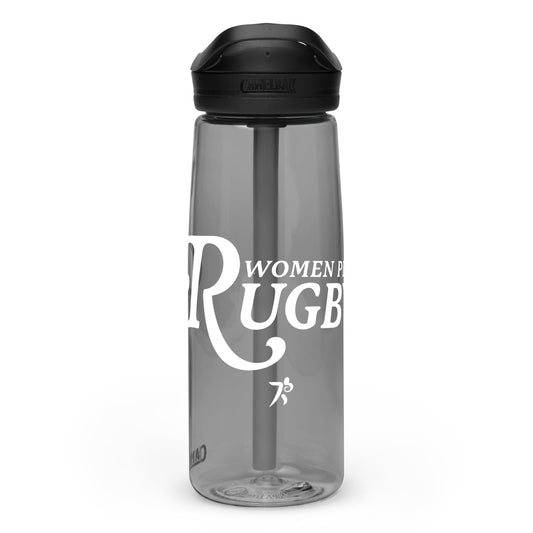 Women Play Rugby Sports Water Bottle