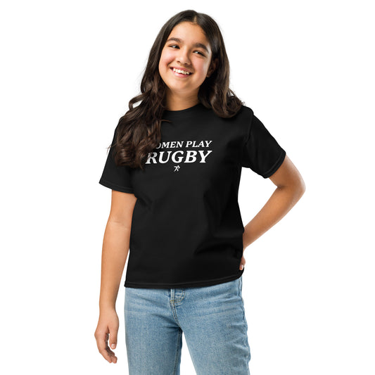 Women Play Rugby Youth Tee